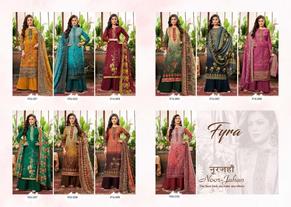 Fyra Noor Jahan 4 Designer Cotton Printed Dress Materials